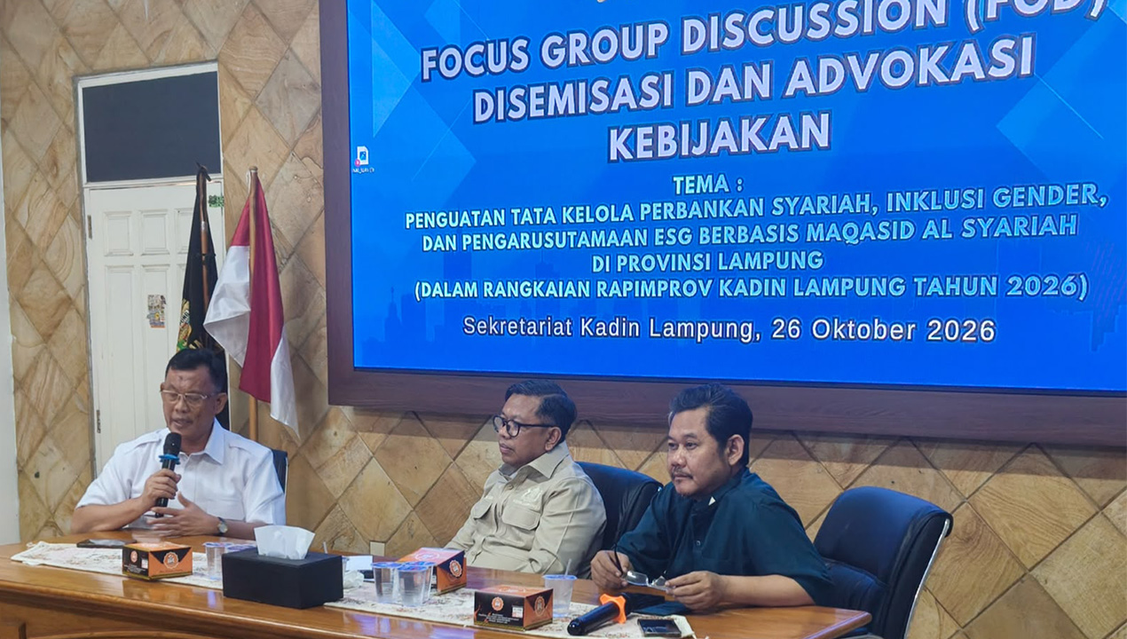 Kadin Lampung Desak Perda Ekonomi Syariah, Pangsa Pasar Bank Syariah Jadi Sorotan