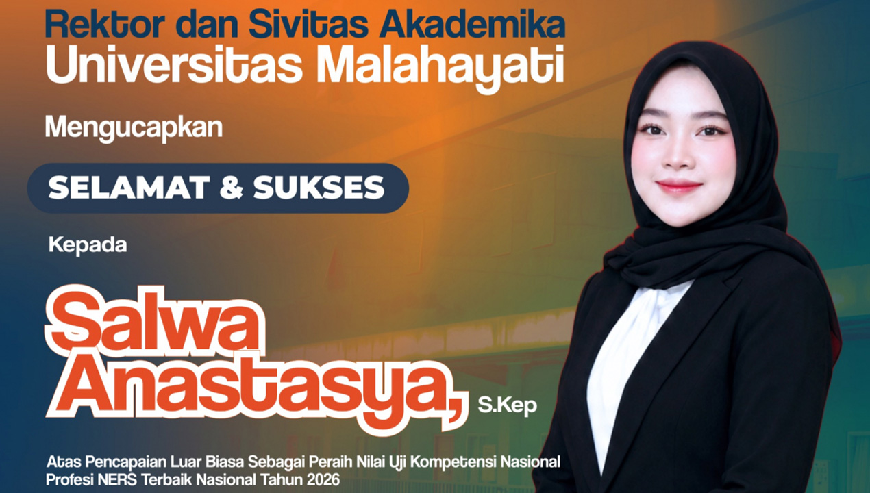 Luar Biasa! Lulusan Profesi Ners Universitas Malahayati Raih Nilai Terbaik Nasional UKOMNAS 2026