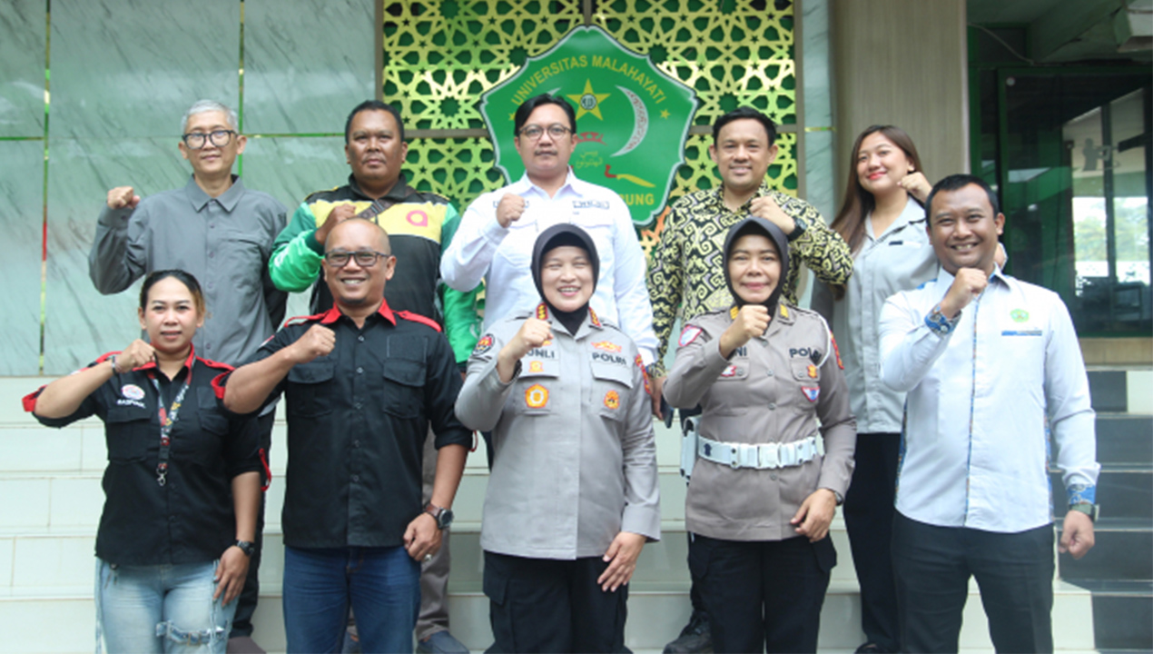 Universitas Malahayati dan Polda Lampung Bahas Aplikasi Siger Presisi Lewat Podcast Edukatif