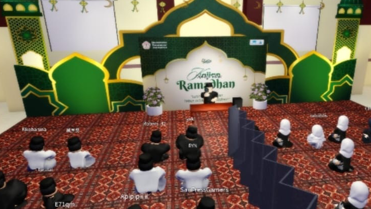 Dakwah Masuk Metaverse, Teknokrat Lampung Adakan Kajian Ramadhan di Roblox