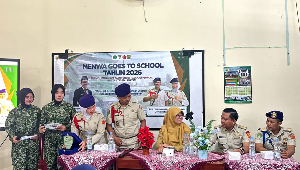 Menwa Batalyon 207 Universitas Malahayati Beri Edukasi Pencegahan Pernikahan Dini