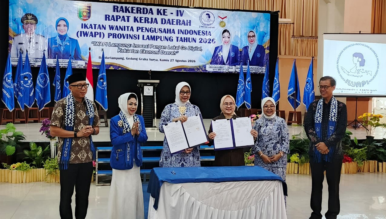 RAKERDA IV IWAPI LAMPUNG : “INOVASI PANGAN LOKAL GO DIGITAL, KEKUATAN EKONOMI DAERAH”