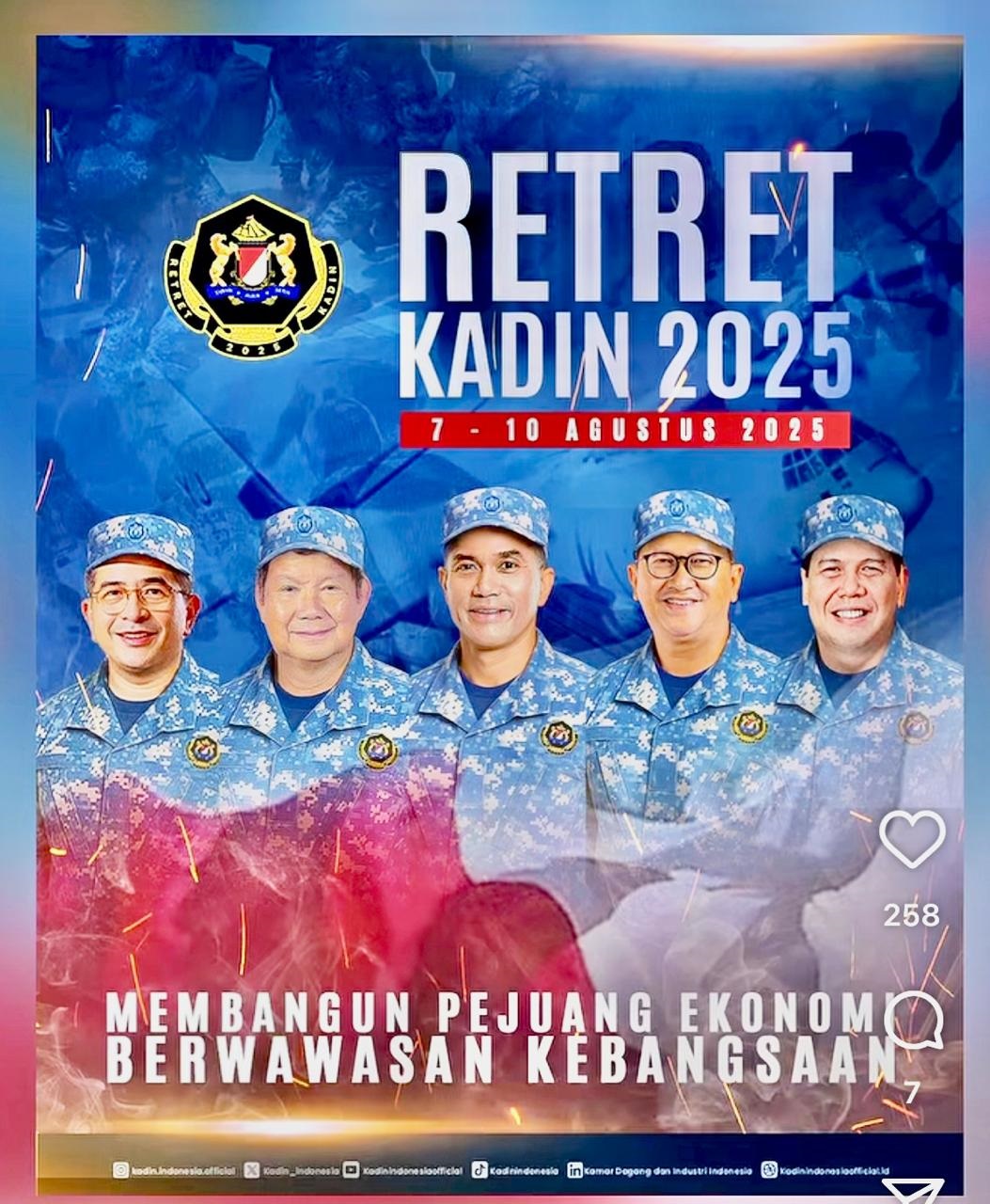 KADIN Lampung Ikuti Retreat Nasional, Ketum Kadafi: Langkah Strategis Memperkuat Konsolidasi Internal