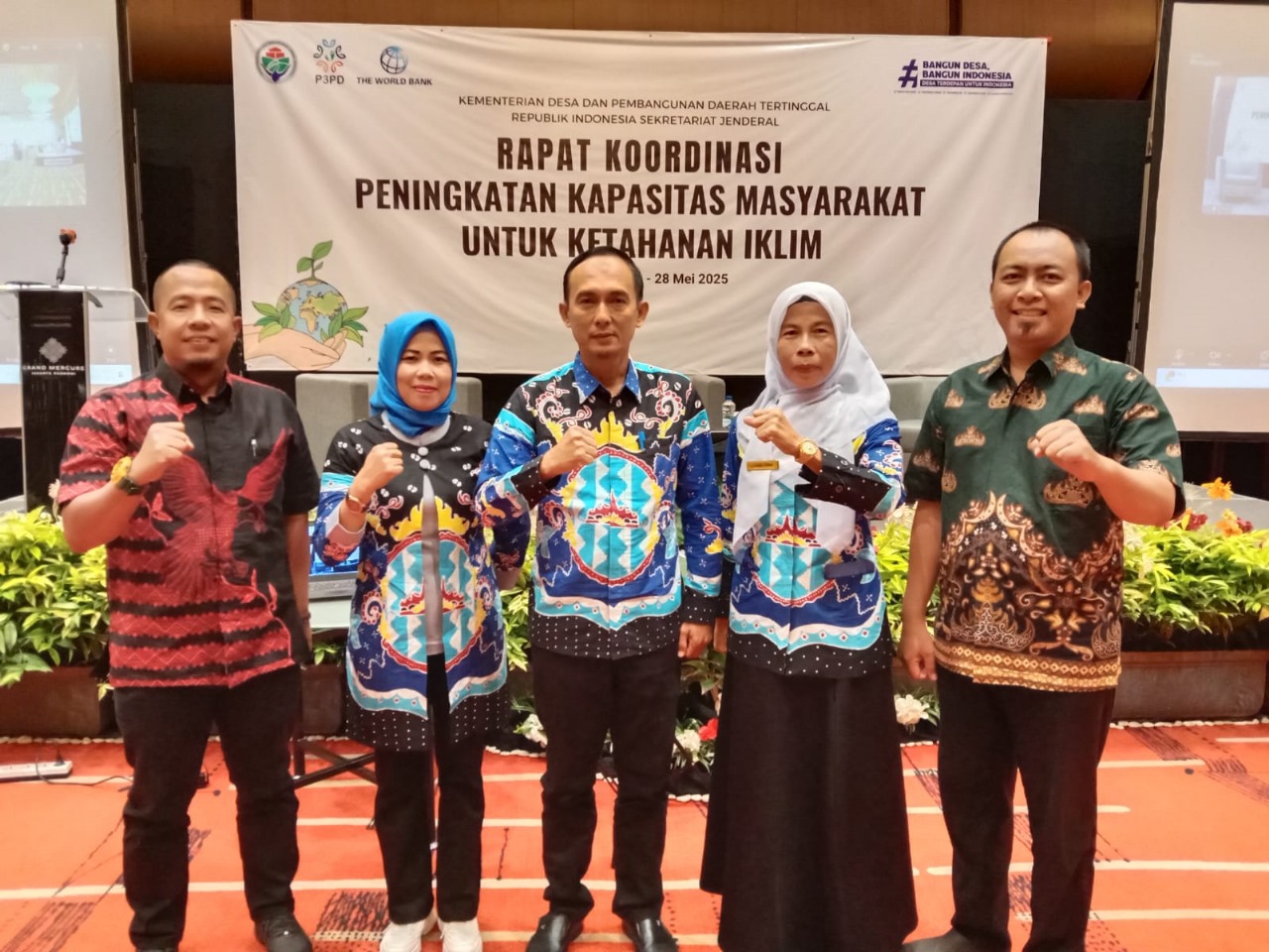 Empat Kabupaten di Lampung Ikuti Rapat Koordinasi Kemendesa PDT RI