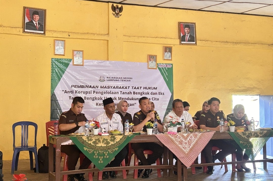 Kejari Lamteng Kawal Ketahanan Pangan: Selamatkan 35 Hektare Tanah Bengkok juga Bentuk Petani Binaan Adhyaksa