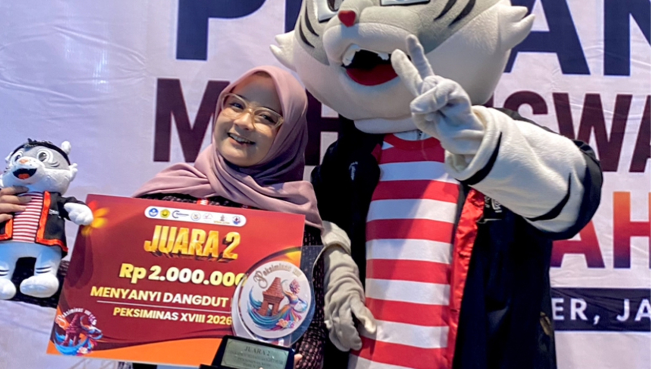 Luar Biasa! Mahasiswi Universitas Malahayati Raih Juara 2 Dangdut Putri di Peksiminas 2026