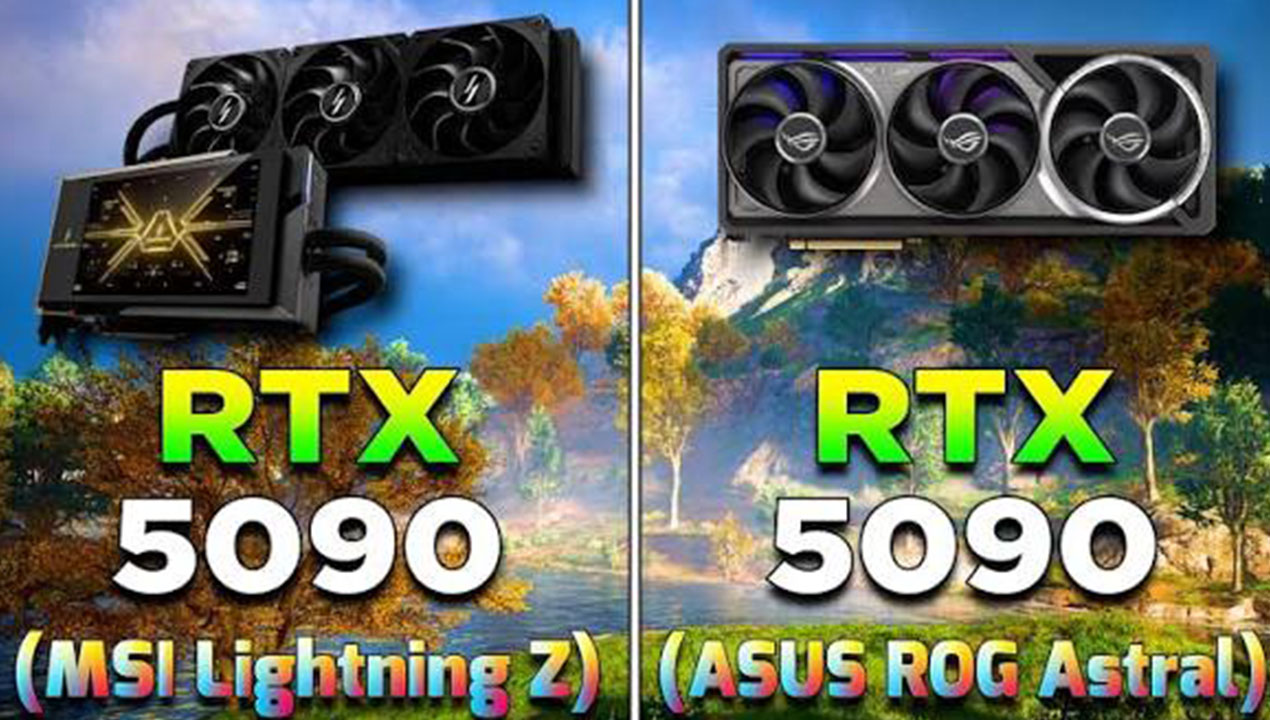 Mana Lebih Kencang? MSI RTX 5090 Lightning Z Lawan ASUS ROG Astral 32GB GDDR7