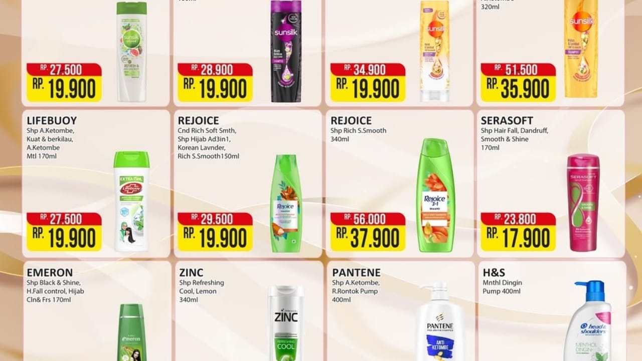 Rawat Rambut Wangi Alami Seperti di Salon Dengan Shampoo Murah Promo Alfamart