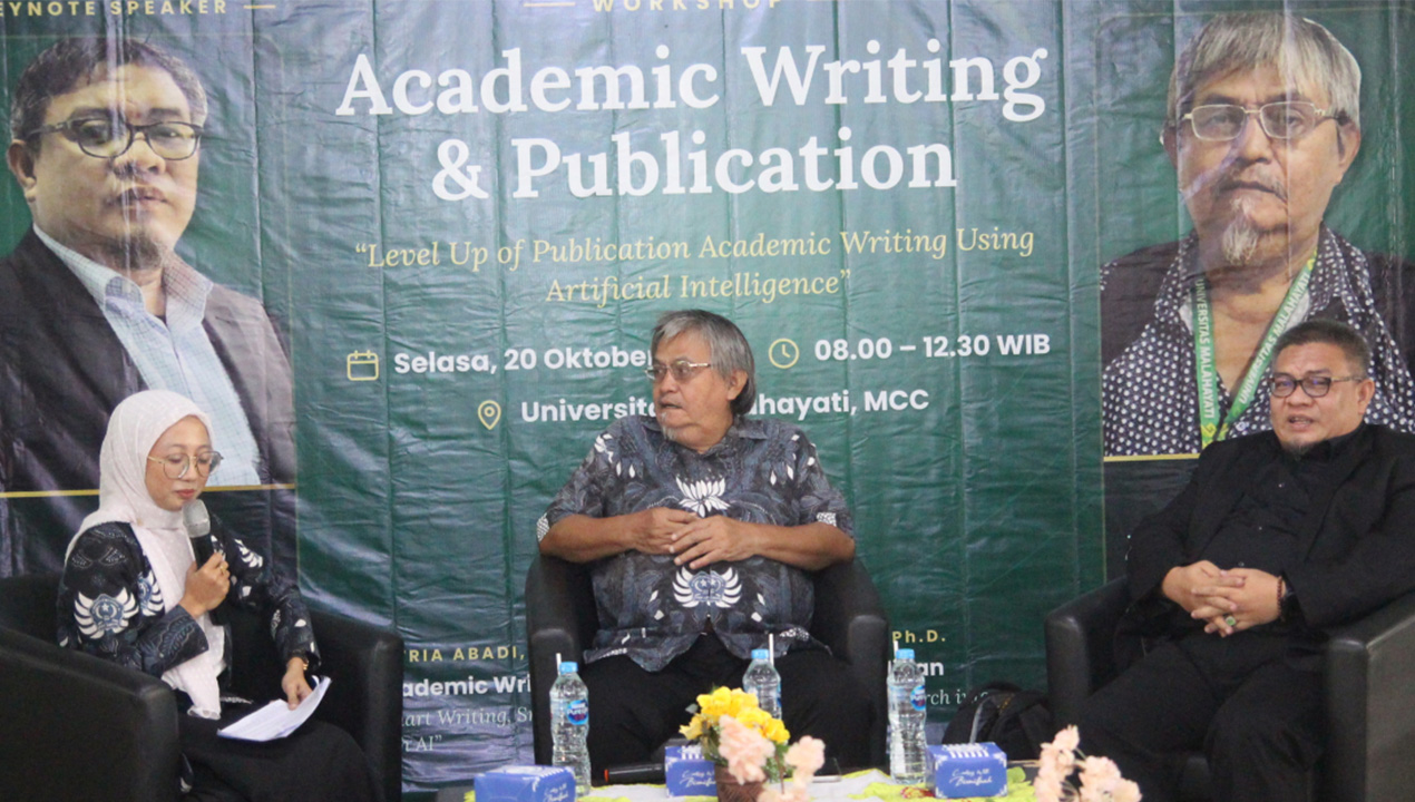 Magister Akuntansi Universitas Malahayati Gelar Workshop Publikasi Ilmiah Berbasis AI
