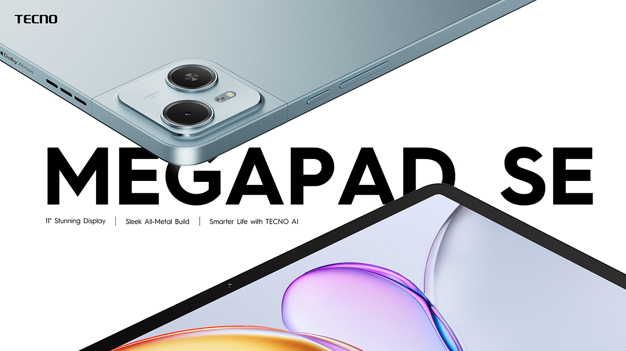 TECNO MEGAPAD SE Resmi Meluncur, Tablet AI Ringan untuk Belajar dan Produktivitas