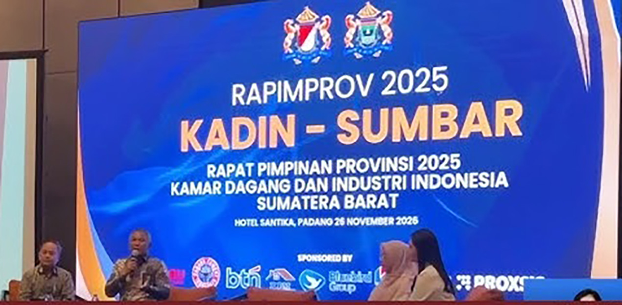 KADIN Sumbar Gelar Rapimprov 2025, Fokus pada Program 3 Juta Rumah dan Pembangunan Daerah