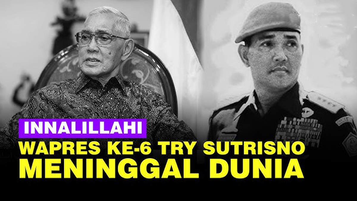 Mantan Wakil Presiden RI Try Sutrisno Meninggal Dunia di Usia 90 Tahun