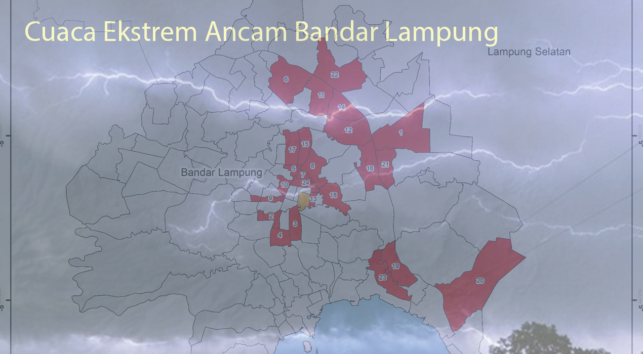 Cuaca Ekstrem Ancam Bandar Lampung, Warga Diminta Waspada Hujan Lebat dan Angin Kencang