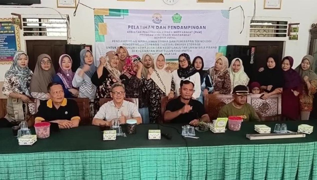 Universitas Malahayati Ciptakan Alat Pengering Hibrid, Bantu UMKM Sale Pisang Lampung Selatan