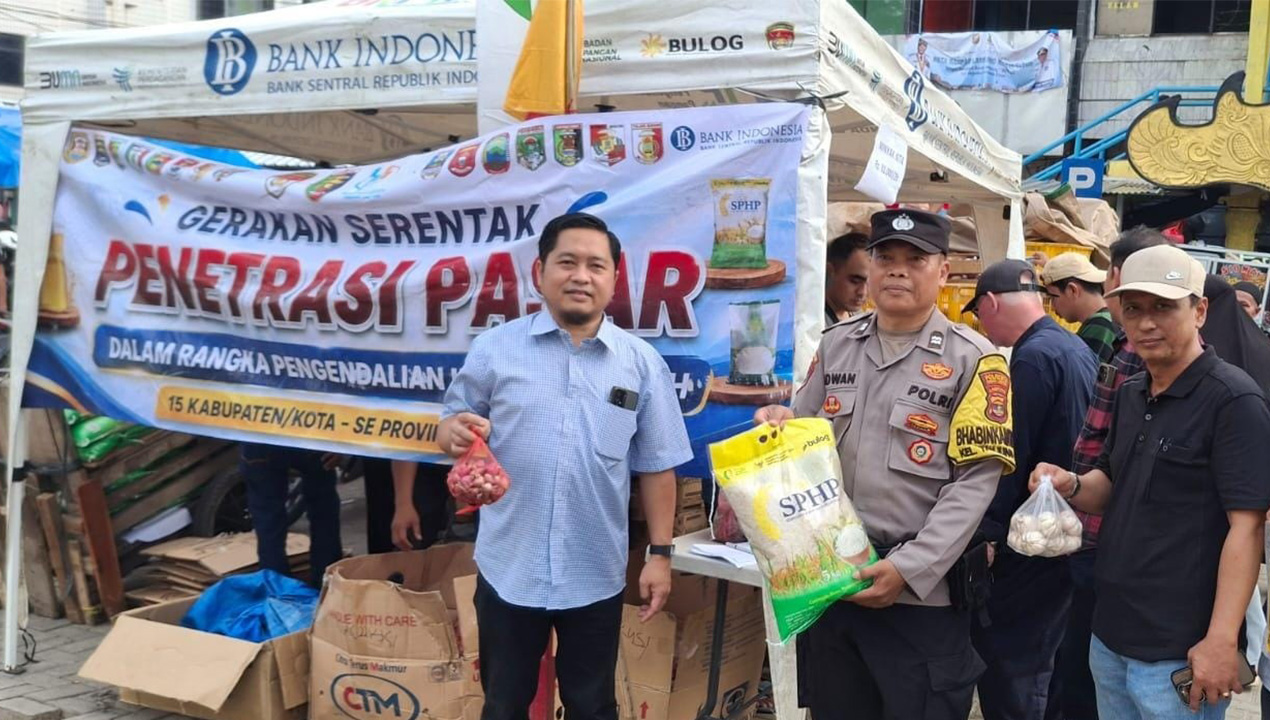 Stabilkan Harga Sembako, Pemprov Lampung Bersama Bulog Gelar Pasar Murah di 75 Titik