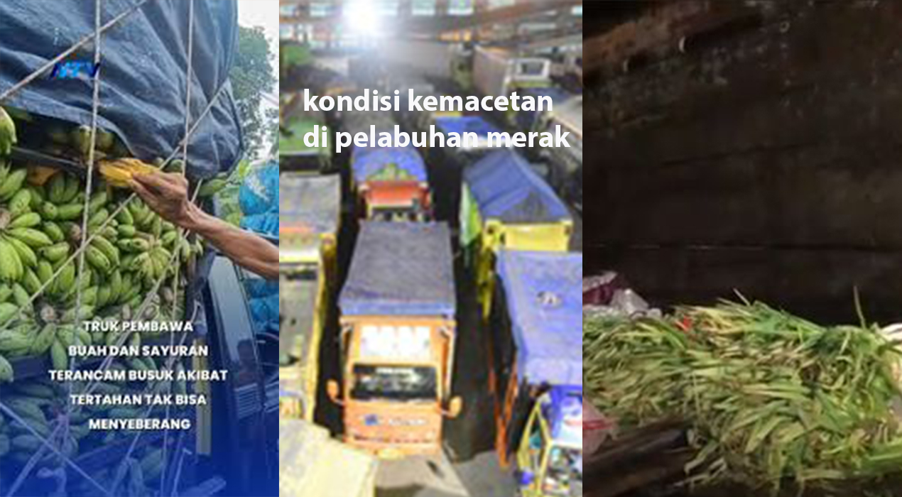 24 Jam Terjebak! Sembako Membusuk di Bakauheni, Sopir Tak Berdaya