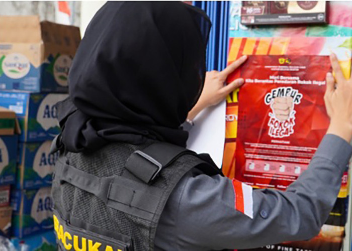 Gencarkan Sosialisasi Cukai, Bea Cukai Lampung Persempit Peredaran Rokok Ilegal