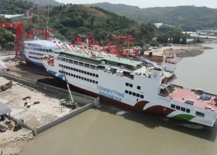 Lulus Uji Trayek di Tiongkok, Kapal Dalom Lintas Berjaya Siap Arungi Selat Sunda