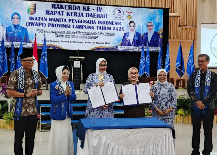 RAKERDA IV IWAPI LAMPUNG : “INOVASI PANGAN LOKAL GO DIGITAL, KEKUATAN EKONOMI DAERAH”