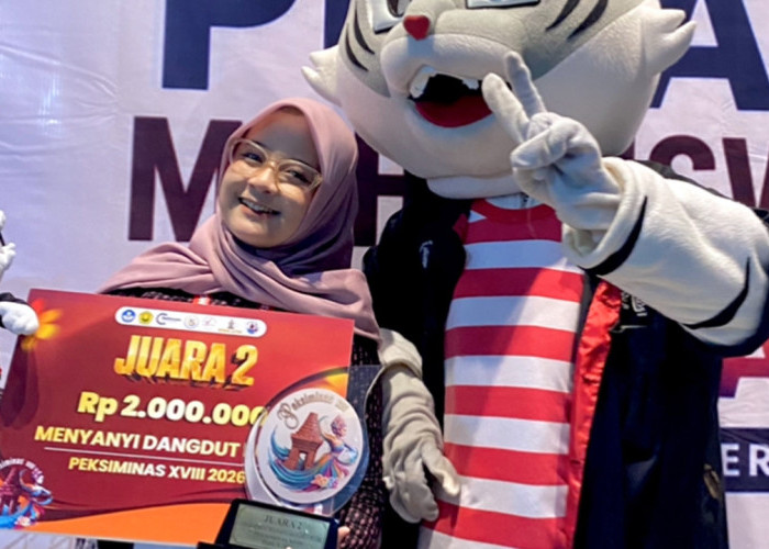 Luar Biasa! Mahasiswi Universitas Malahayati Raih Juara 2 Dangdut Putri di Peksiminas 2026