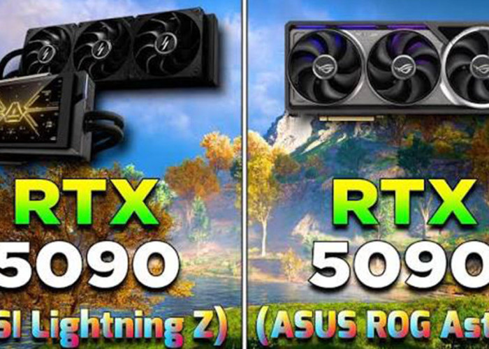 Mana Lebih Kencang? MSI RTX 5090 Lightning Z Lawan ASUS ROG Astral 32GB GDDR7