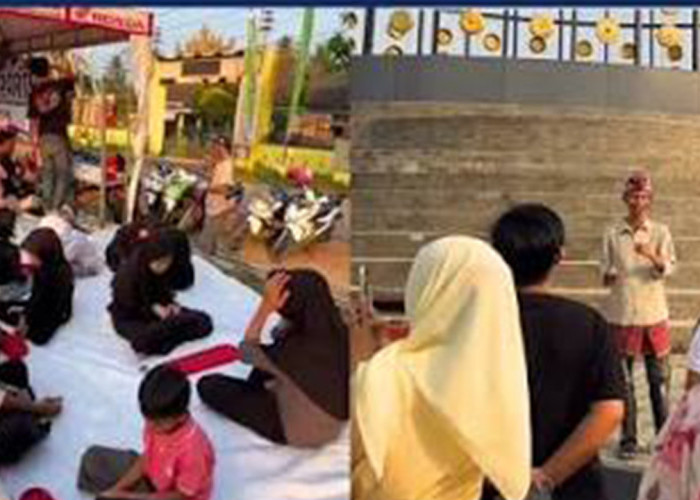 Berawal dari Tikar dan Buku Seadanya, Pemuda Lampung Tengah Bangun Kampung Seni