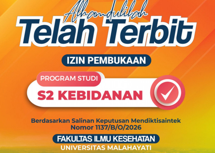 Resmi! Universitas Malahayati Buka Prodi S-2 Kebidanan, Ini Informasi Terbarunya