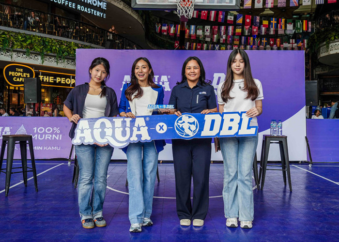 Dukung Performa Generasi Muda, AQUA Jadi Hydration Partner Resmi DBL Indonesia