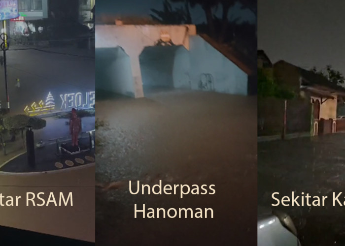 Banjir Terjang Lampung Tadi Malam, Warga Panik dan Aktivitas Lumpuh