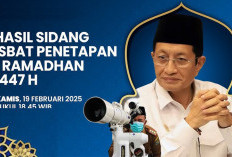 Pemerintah Tetapkan 1 Ramadan 1447 H Jatuh pada Tanggal 19 Februari 2026