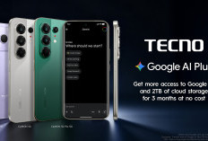 Pengguna TECNO Kini Dapat Menikmati Google AI Plus Selama 3 Bulan