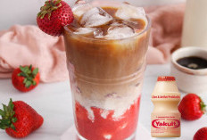Unik Banget! Resep Strawberry Yakult Kopi Viral, Perpaduan Segar yang Bikin Penasaran