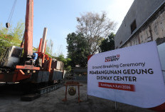 Groundbreaking Disway Center Dimulai, Dahlan Iskan Siapkan Kantor Baru untuk Disway, DBL dan Persebaya